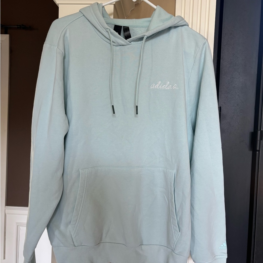 Adidas hoodie. Light turquoise/mint color. Size XS/ 4-6